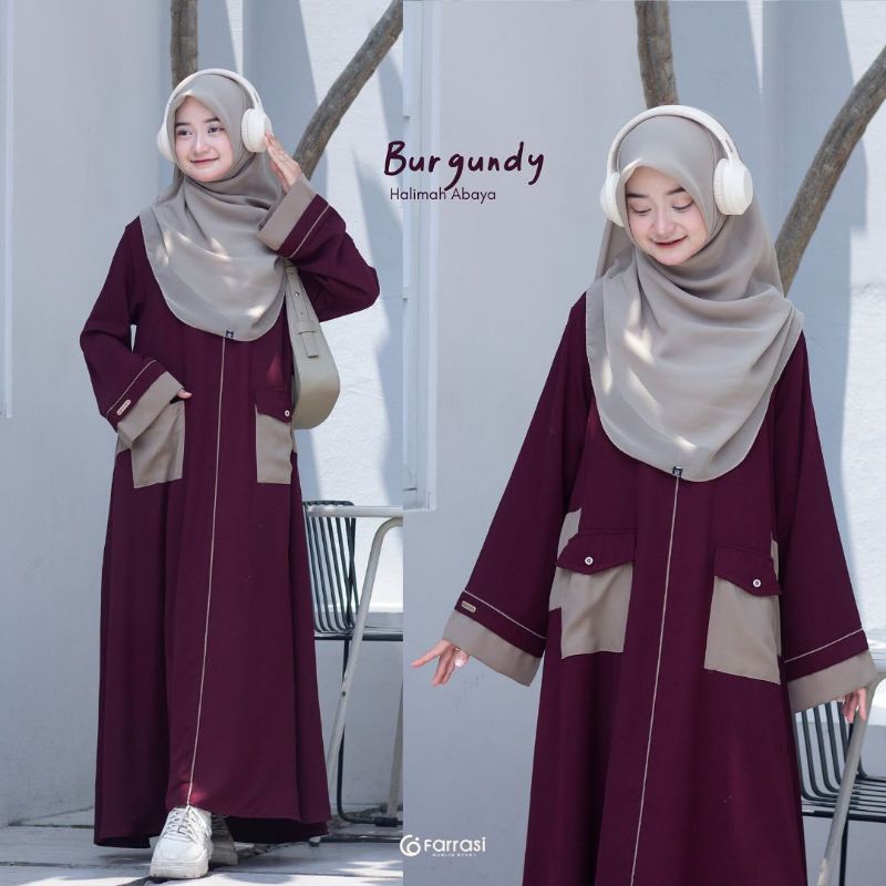 Azizah Abaya Anak Perempuan Usia 6-17 Tahun Pakaian Gamis Muslim Anak Perempuan Tanggung Abaya Anak 