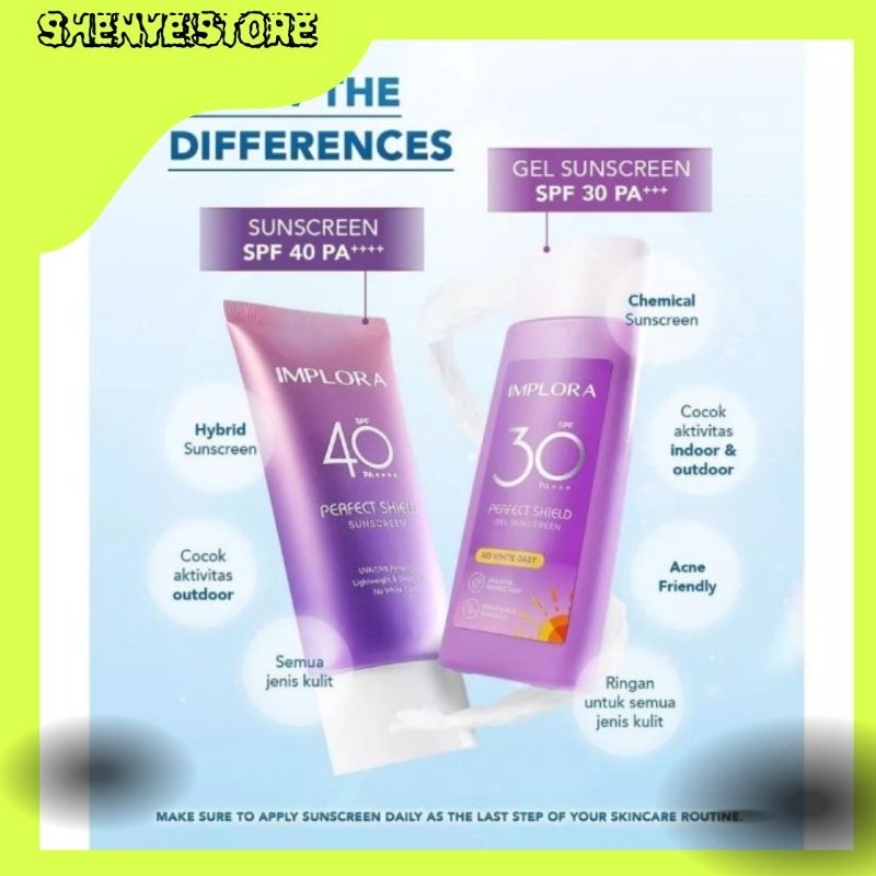 Implora Sunscreen 50 ml 40 spf &30 spf