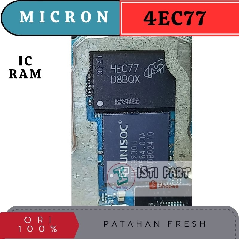 IC RAM MICRON 4EC77 D8BQX MESIN PATAH FRESH
