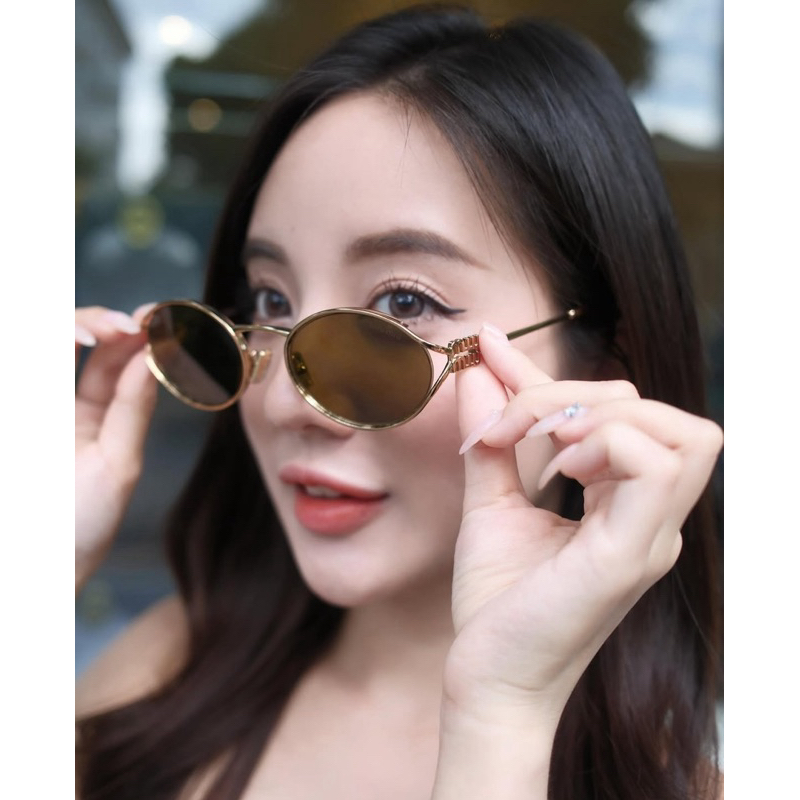 Kacamata Sunglasses miumiu oval lensa anti uv protection