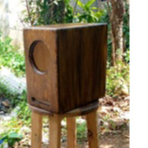 Box Speaker Bookshelf Uk 4in woofer kayu jati Belanda