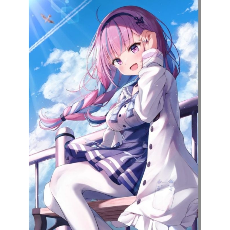 Costume Cosplay Fullset Vtuber Minato Aqua Hololive Seifuku ver