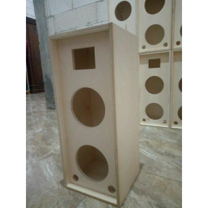 Box speaker 6 inc double plus Twiter tebal 12mm