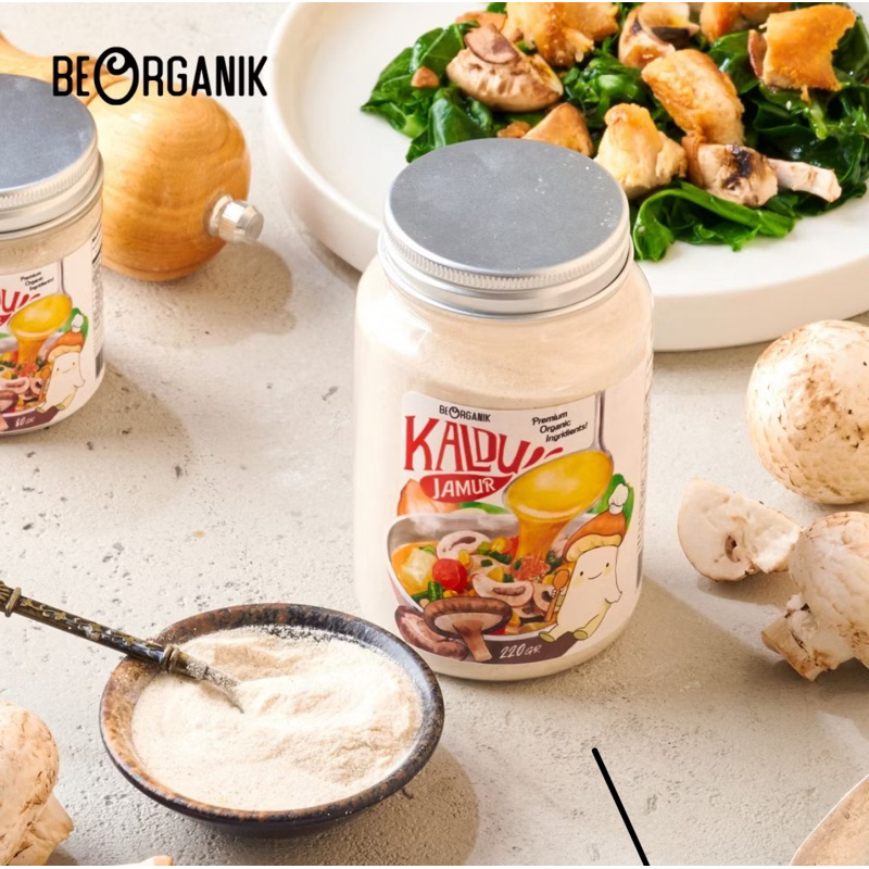 

Beorganik Mushroom Stock Powder (Non msg) / Kaldu Jamur 220 gram