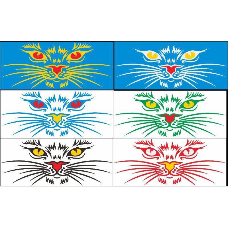 stiker kumis kucing cutting sticker kumis kucing