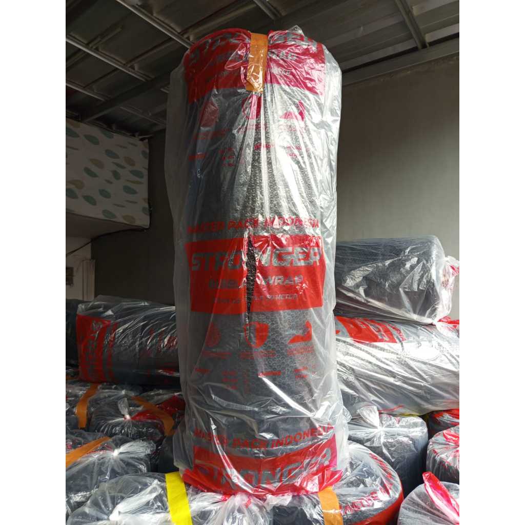 

Bubble Wrap Master Pack Indonesia 125 cm x 50 meter Bening Hitam PALING MURAH KHUSUS INSTAN
