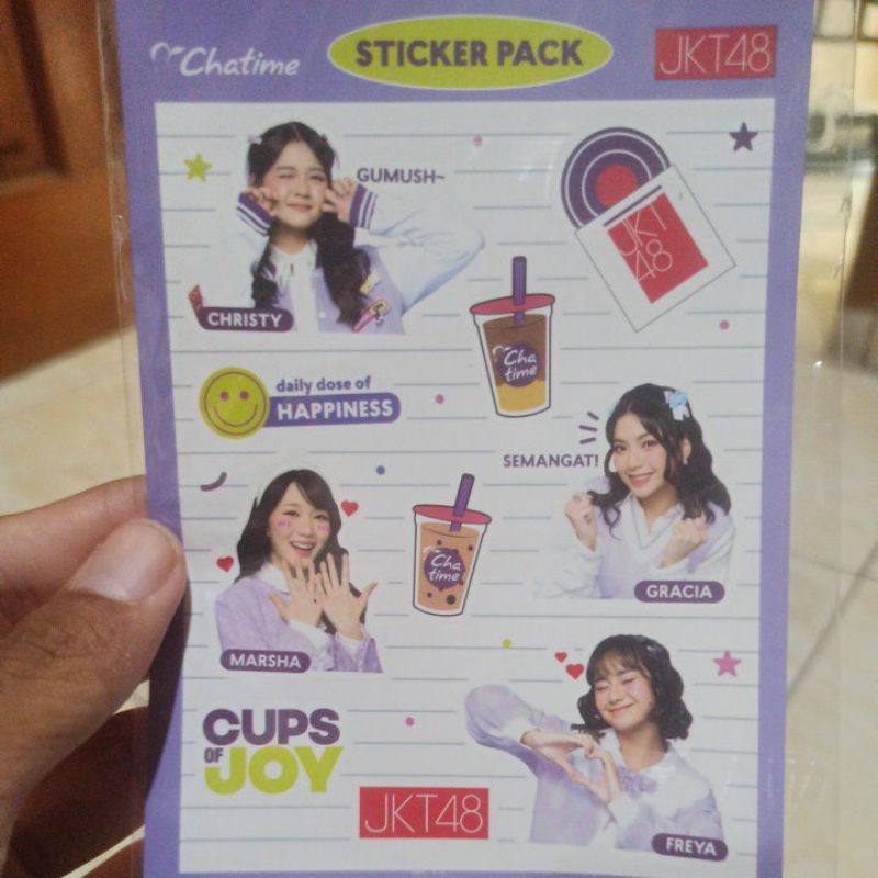 

Stiker Pack Chatime X JKT48