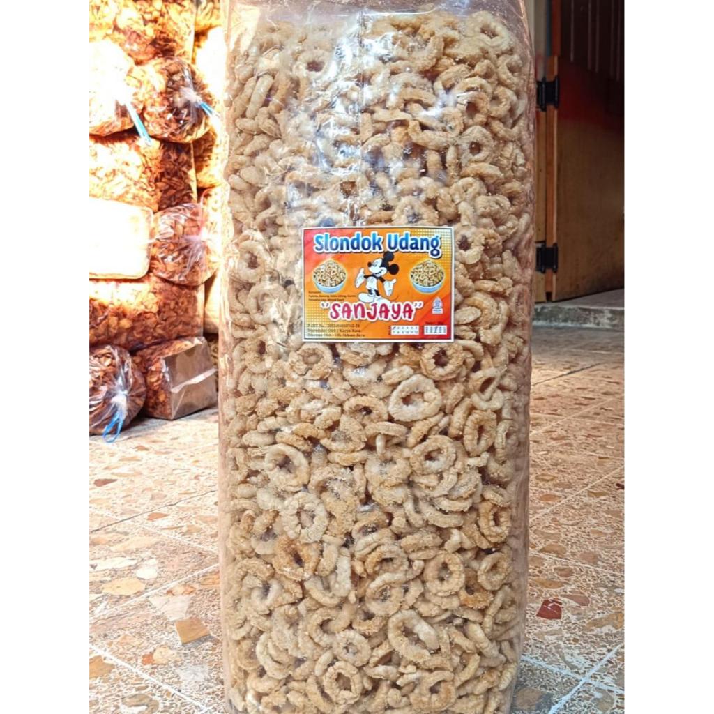 

Slondok Udang 1kg Snack Gurih Slondok Udang/Lanting Udang Renyah Enak Gurih Cemilan Lezat Gurih Renyah