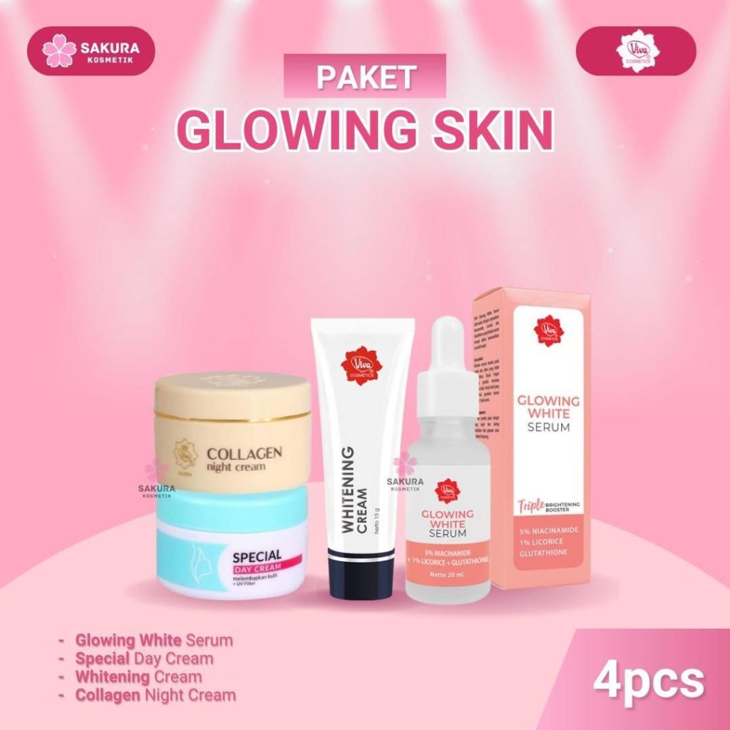 [PAKET GLOWING] VIVA PAKET GLOWING SKIN