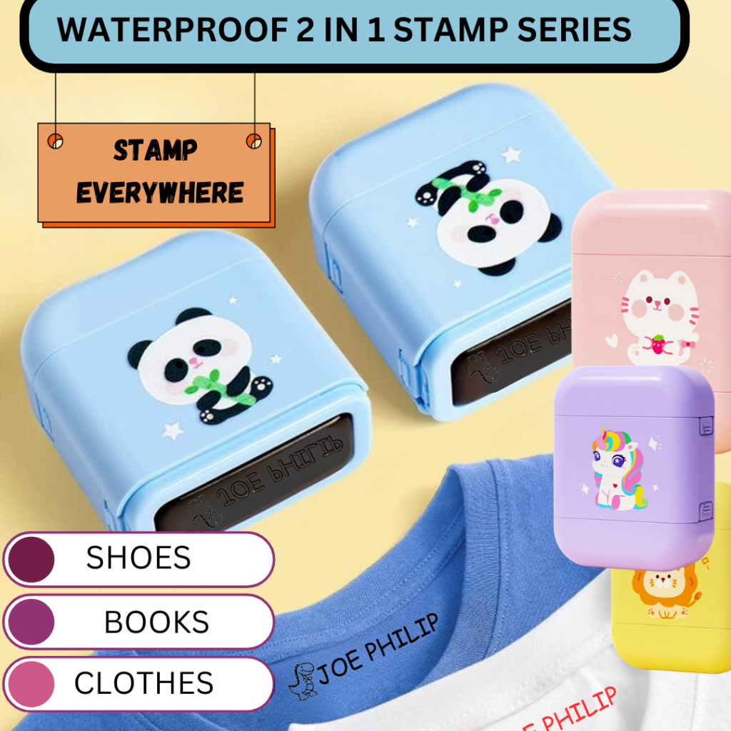 

STEMPEL BAJU/STEMPEL PAKAIAN/STEMPEL WATERPROOF/STEMPEL NAMA ANAK/STEMPEL CUSTOM MURAH/STEMPEL AJAIB