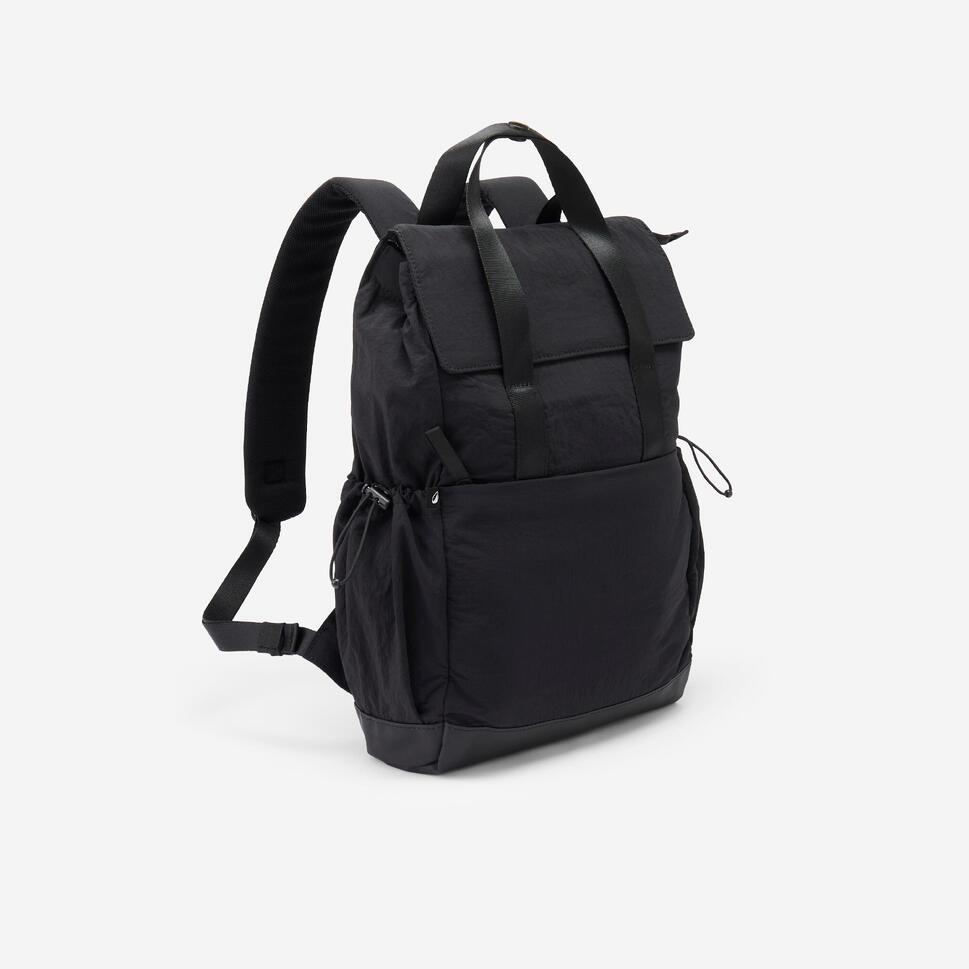 Decathlon  Tas Ransel 10L dengan Penyimpanan Laptop Hitam - 8941156
