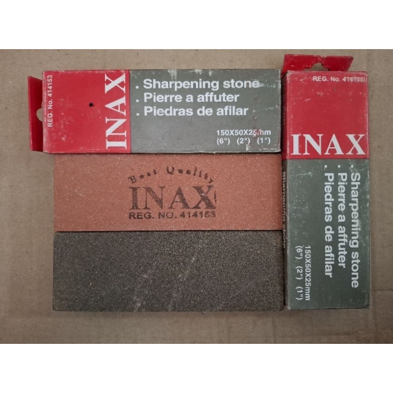 Batu Asah / Ungkal / Batu gosok merk Inax 6"
