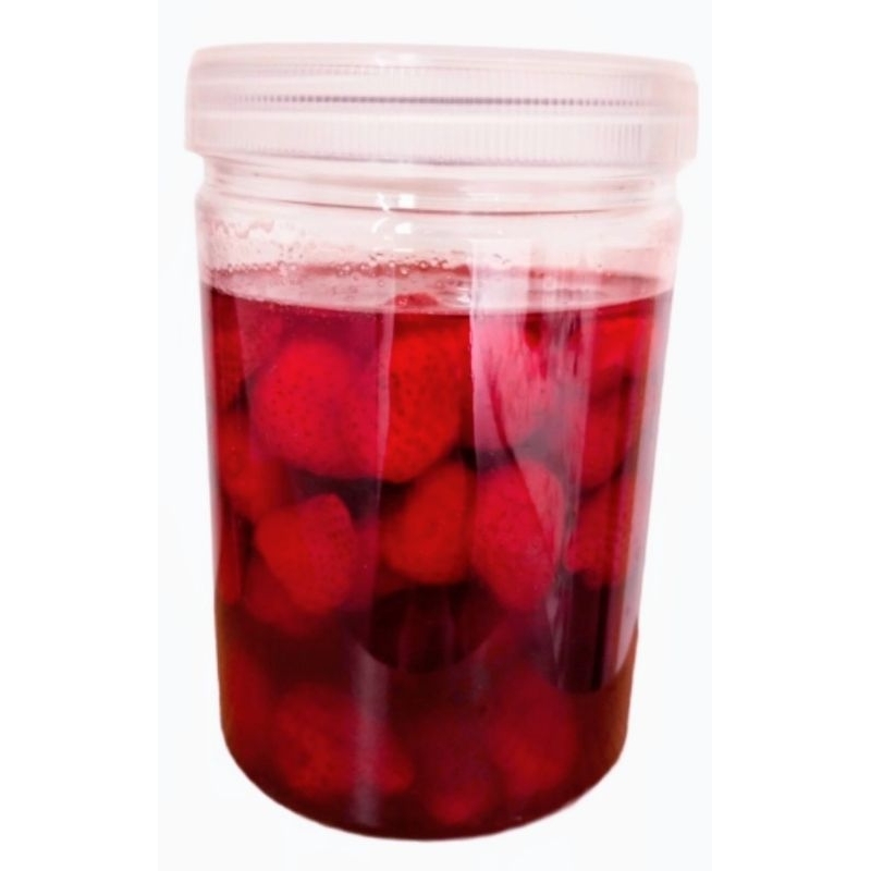 

Syrup Strawberry in jar size besar