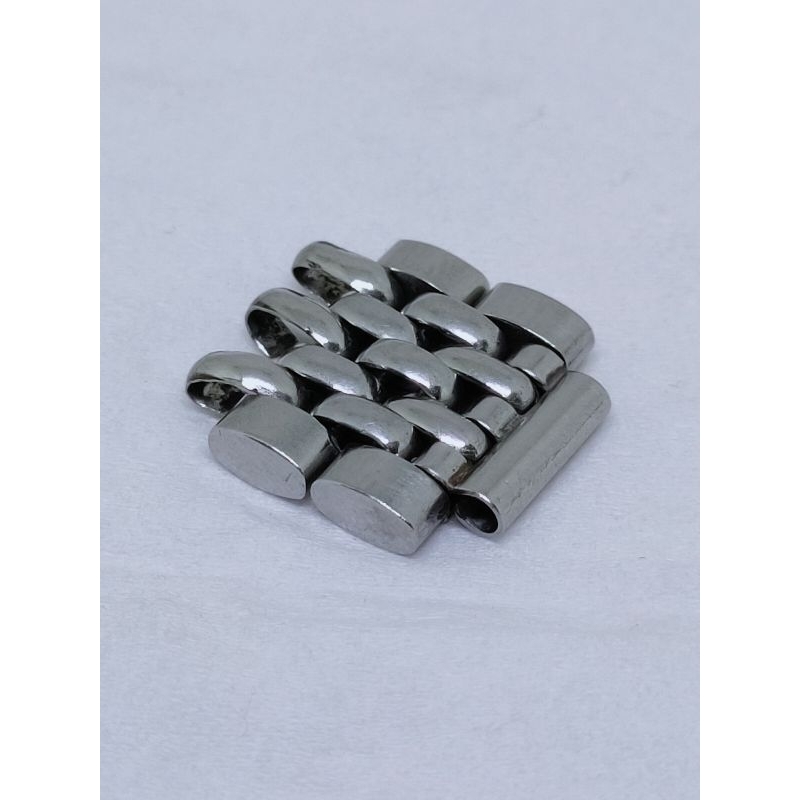 Sambungan rantai beras jam tangan antik omega seamaster deville geneve extra link bracelet vintage o