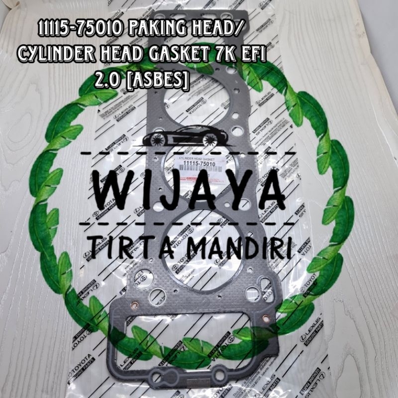 Paking Head/ Cylinder Head Gasket 7K Efi 2.0 [Asbes] 11115-75010 Toyota