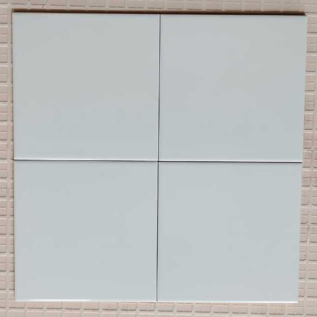 KERAMIK LANTAI GLOSSY 20X20 MULIA GLOSSY WHITE PUTIH POLOS KW 2