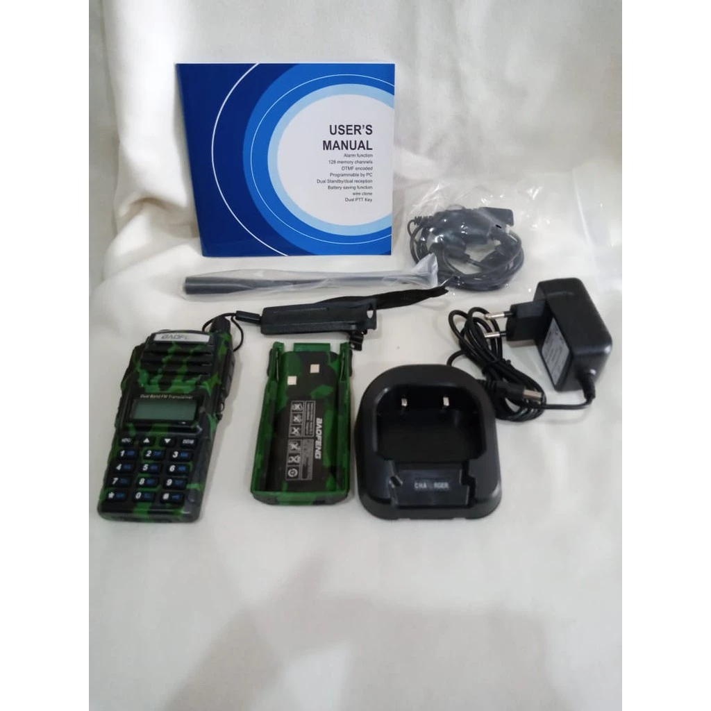 Termurah HT Baofeng UV-82 Army Doreng UHF VHF Radio Walkie Handy Talky HT Dual Band UHF VHF UV-82 - 