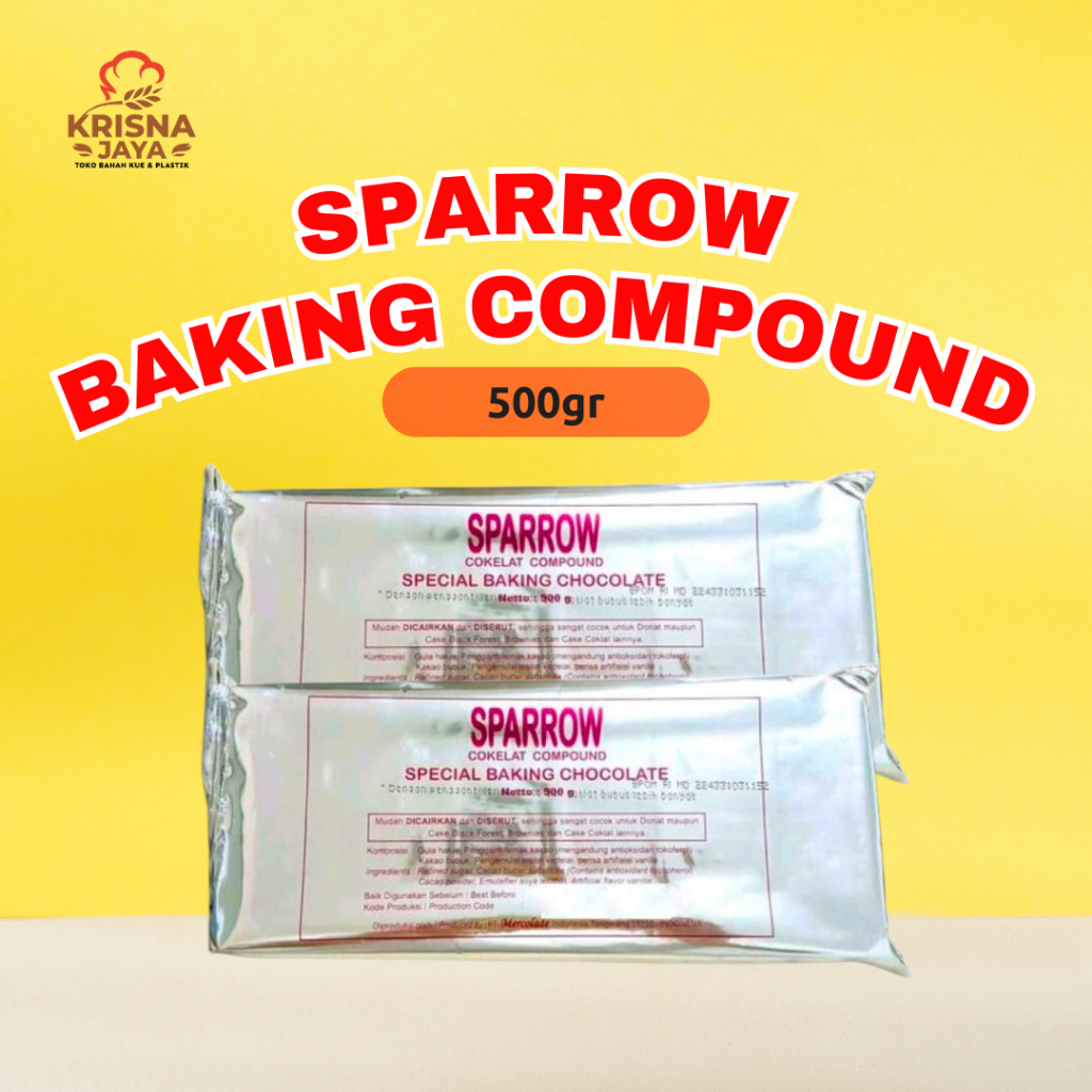 

Sparrow Cokelat Compound Hitam Dark 500gr