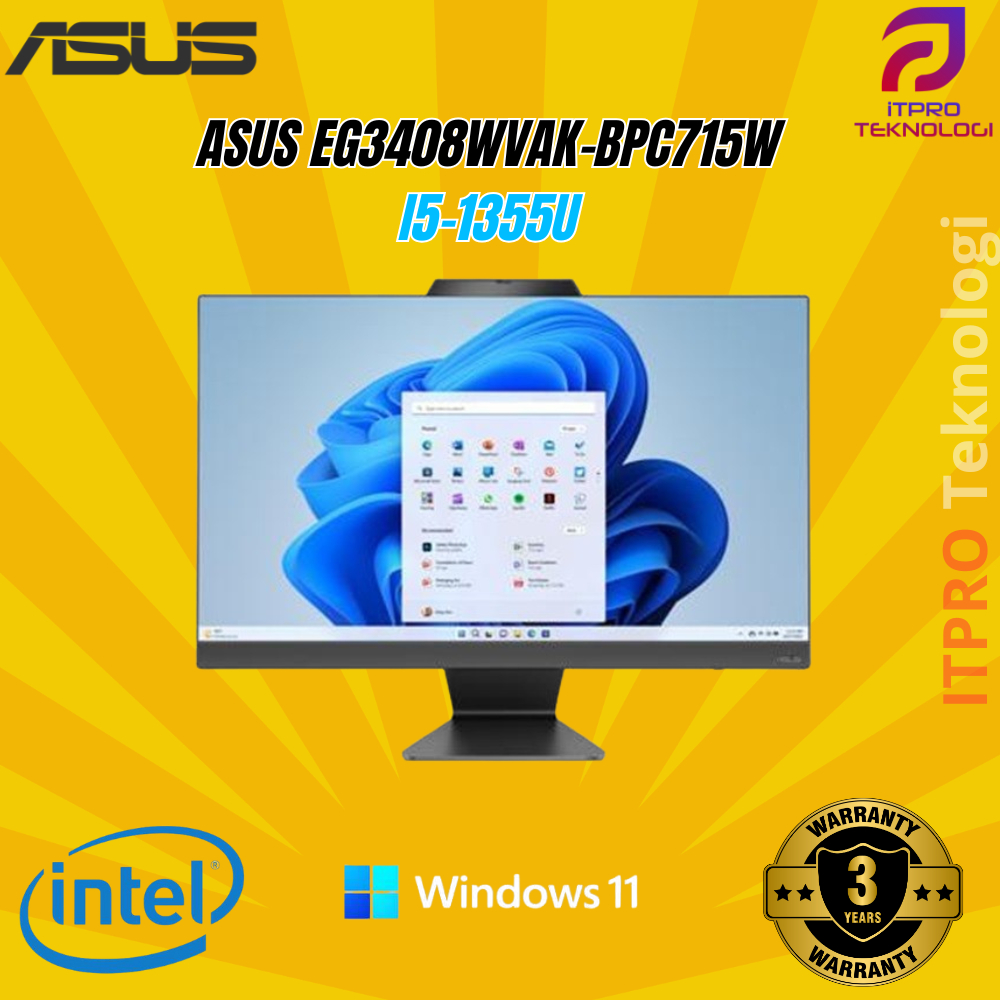 PC AIO ASUS AIO EG3408WVAK-BPC715W / Core I7-1335U RAM 16GB SSD 512GB / Windows 11 Home - TKDN