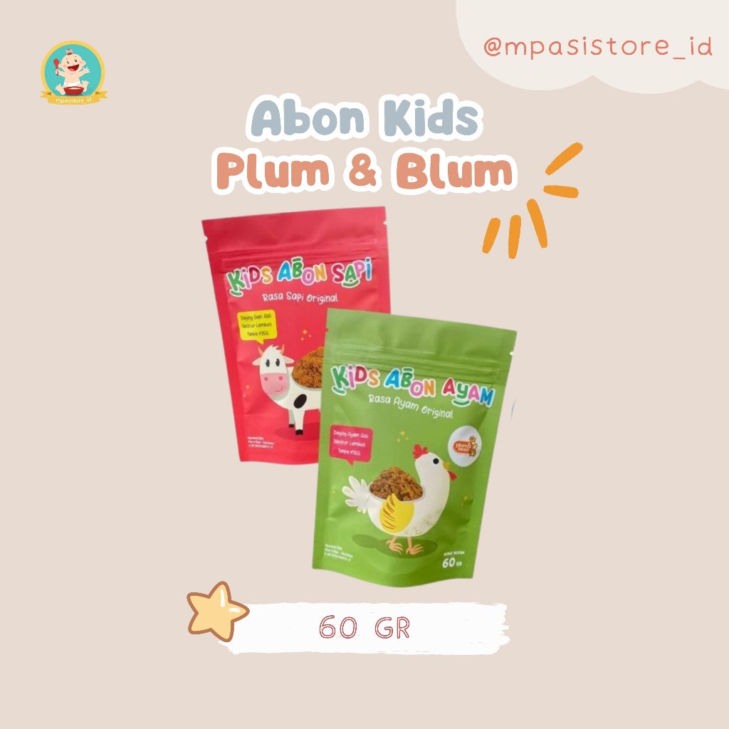 

Plum & Blum Abon Kids Untuk Mpasi