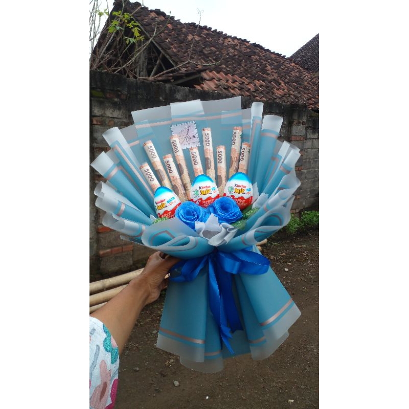 

Buket Uang mix KinderJoy