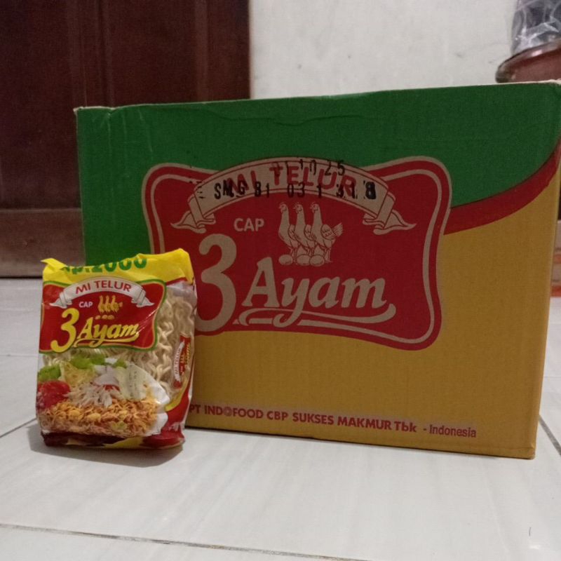 

MI TELUR 3 AYAM KARTONAN 24'S