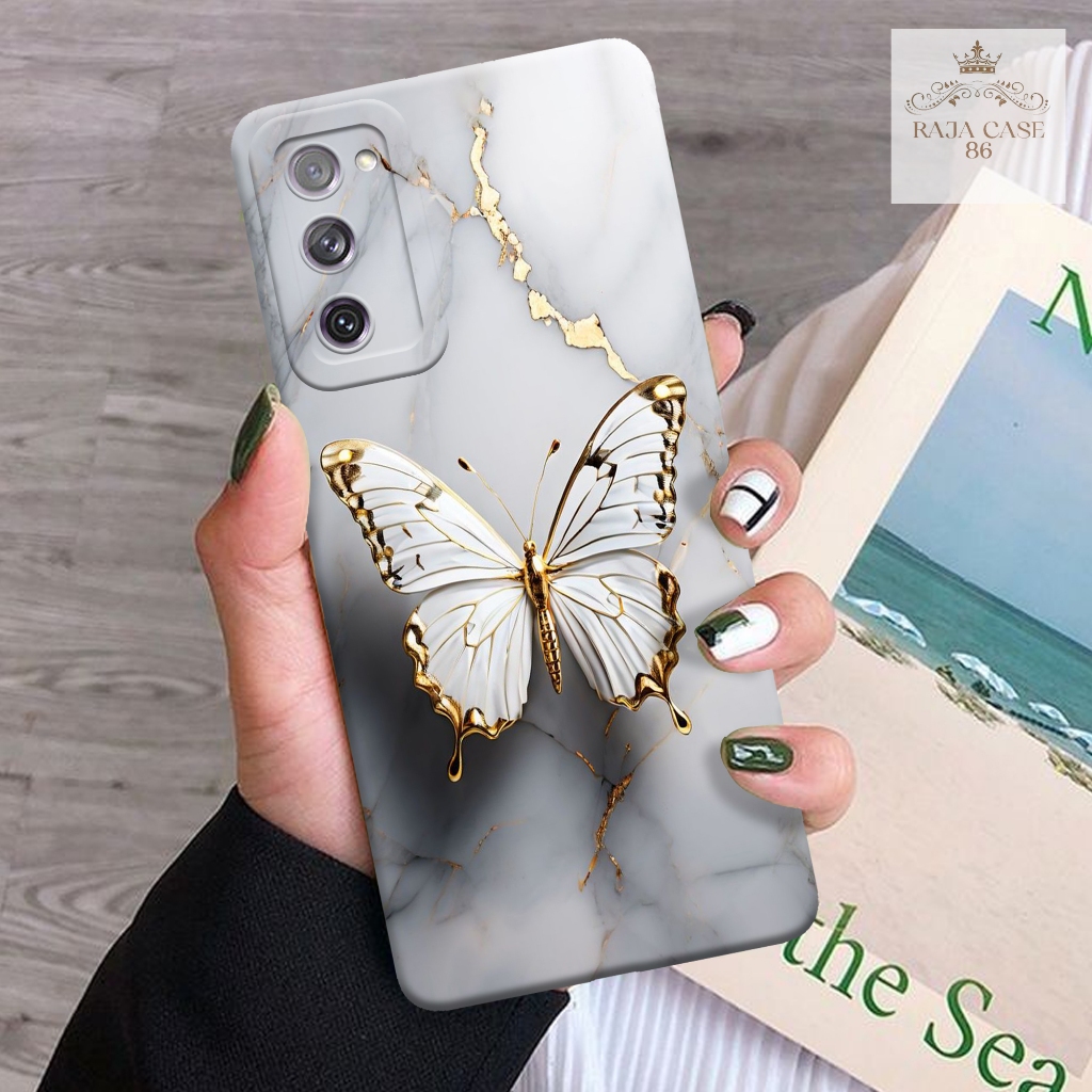 Softcase Samsung Galaxy S20FE - Rajacase - Case Samsung Galaxy S20FE - Motif Case Kupu - Case Samsun