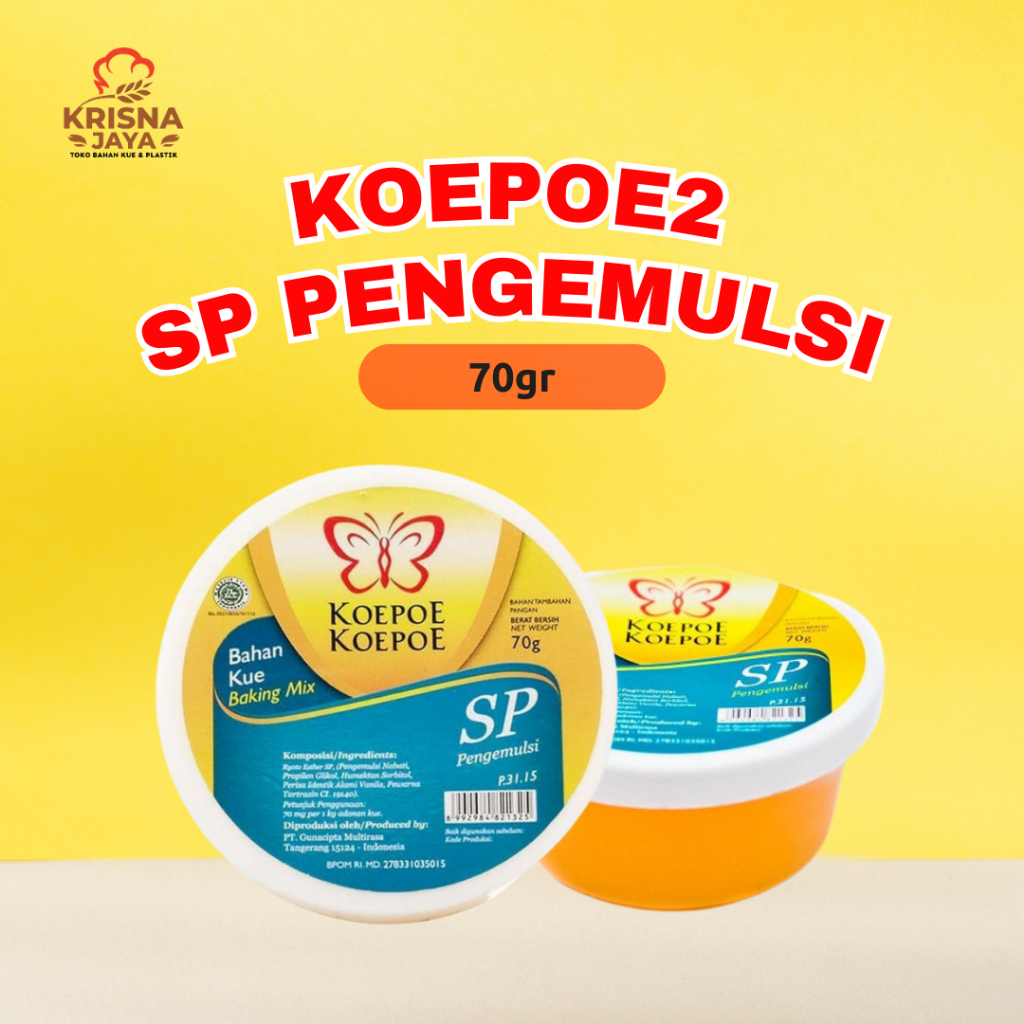 

Koepoe/Kupu Pengemulsi SP 70gr