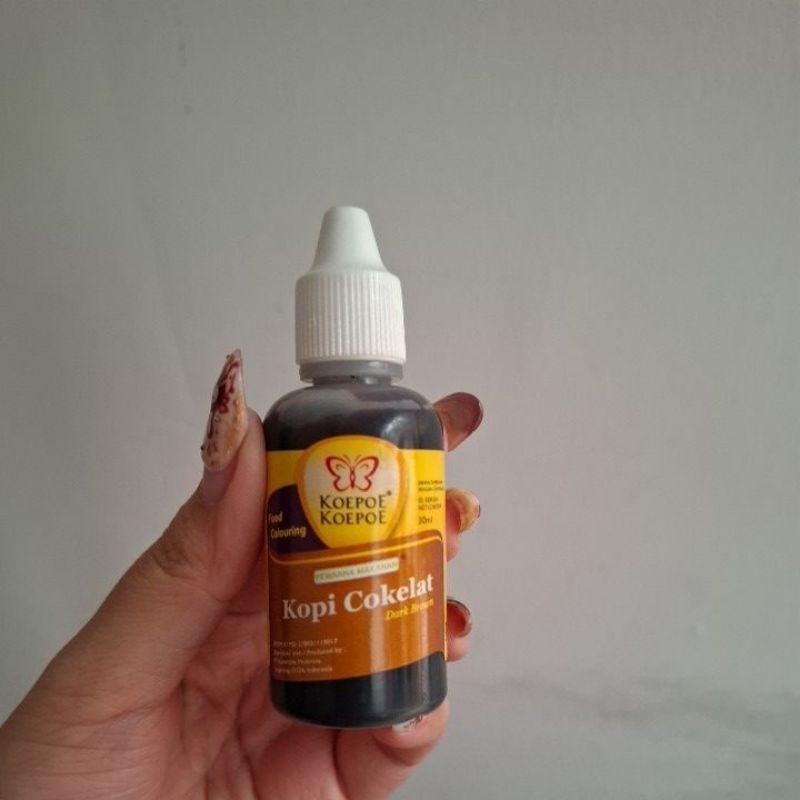 

Koepoe kupu pewarna kopi cokelat 30ml