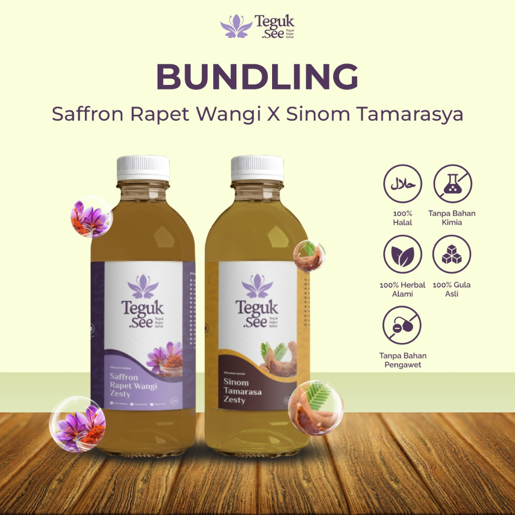 

[Bundling] Jamu Herbal Nyeri Telat Haid Saffron Wangi Zesty Sinom Tamarasya
