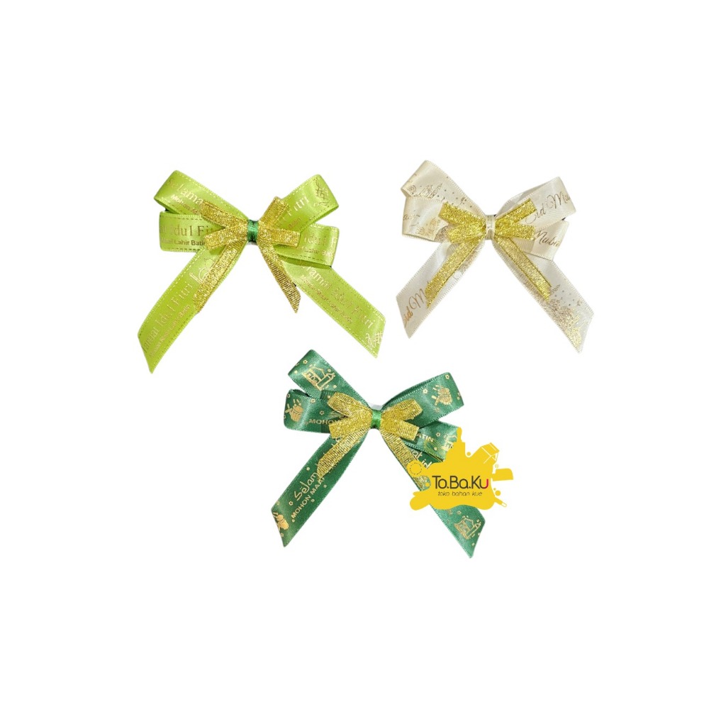 

Pita Rangkai Lebaran Satin Tulis 2cm K-3 (Hot Print)