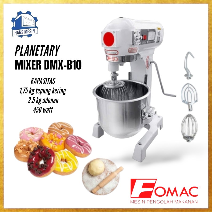 Planetary Dough mixer (FOMAC) DMX-B10