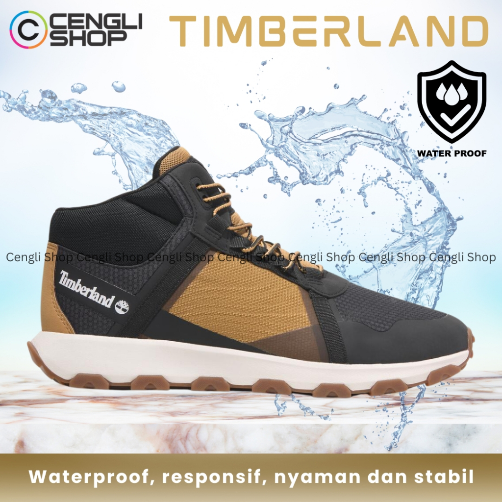 TM89 SEPATU BOOT SNEAKER TIMBERLAND PRIA ORIGINAL BOOTS SNEAKERS ASLI ORI WATERPROOF