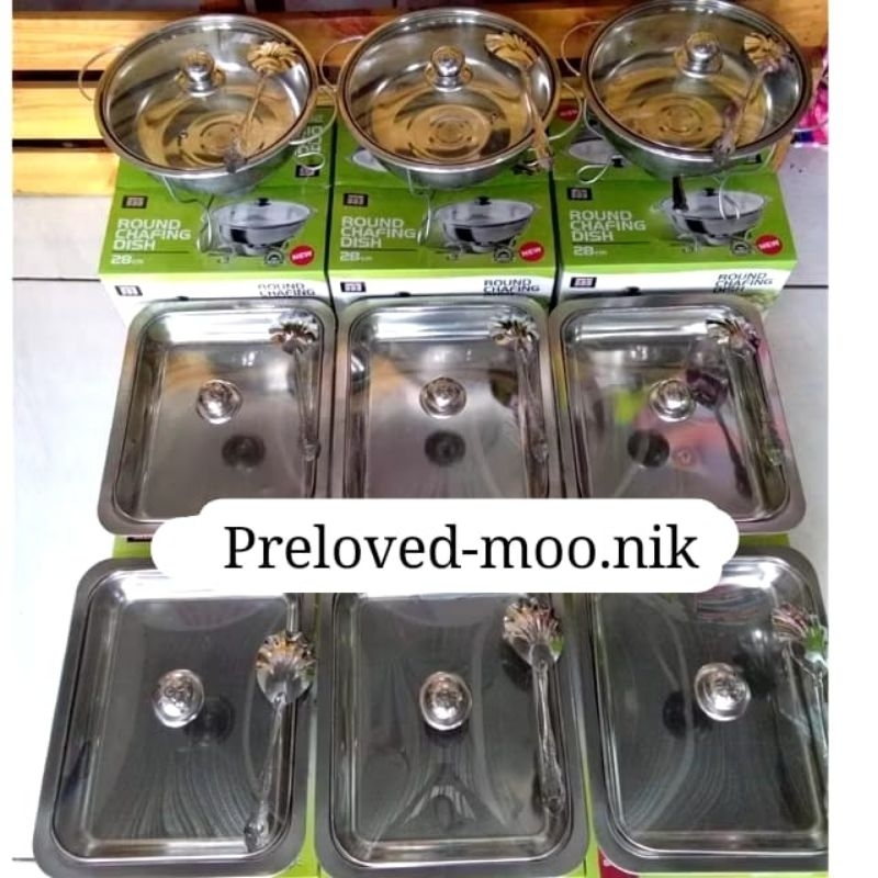 terpisah/ prasmanan full kaca stainless / Nego/ set / satuan