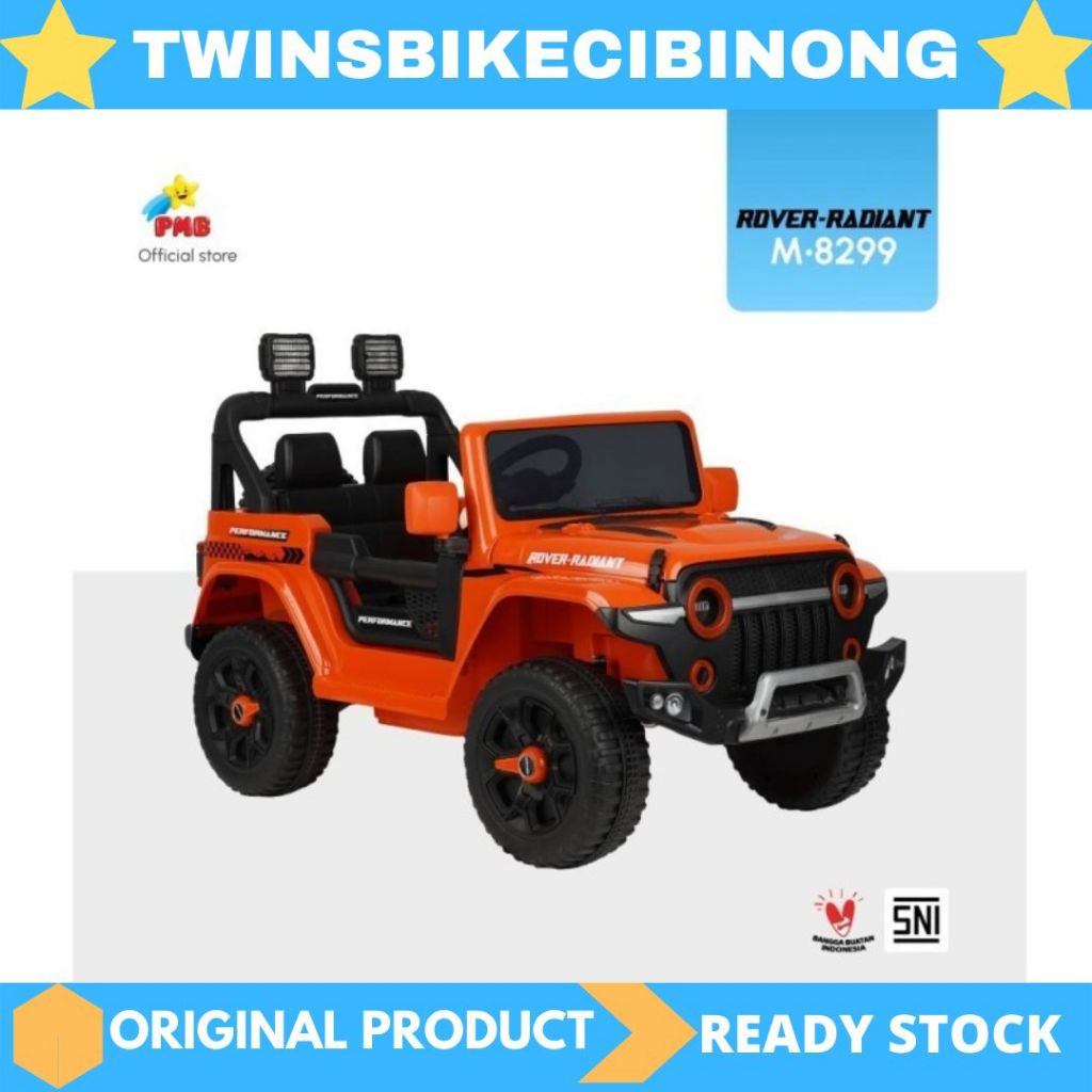 Mainan Anak Mobil Aki PMB 8299 Remote JEEP