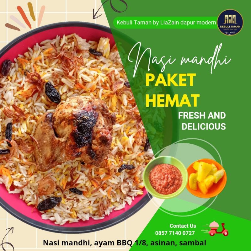 

KIRIM INSTAN. Nasi Mandhi Paket Hemat. Nasi Kebuli.