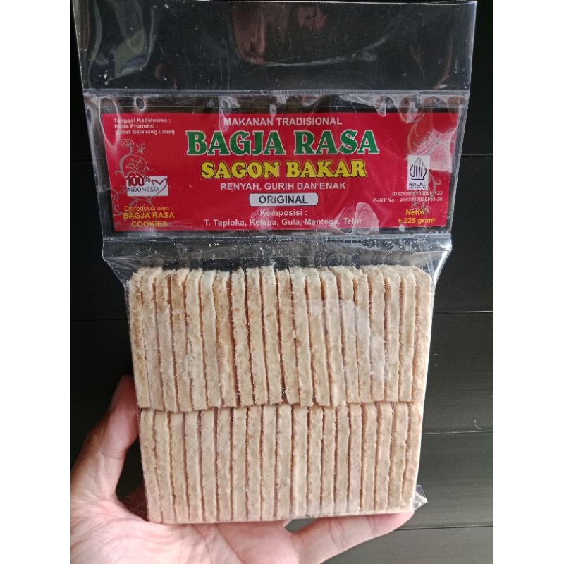 

Sagon Bakar Original Bagja Rasa Kemasan 225 Gram