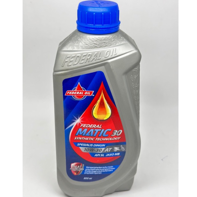 Oli Federal Matic Silver 800ml Oli Mesin Motor Federal Matic 800 Ml