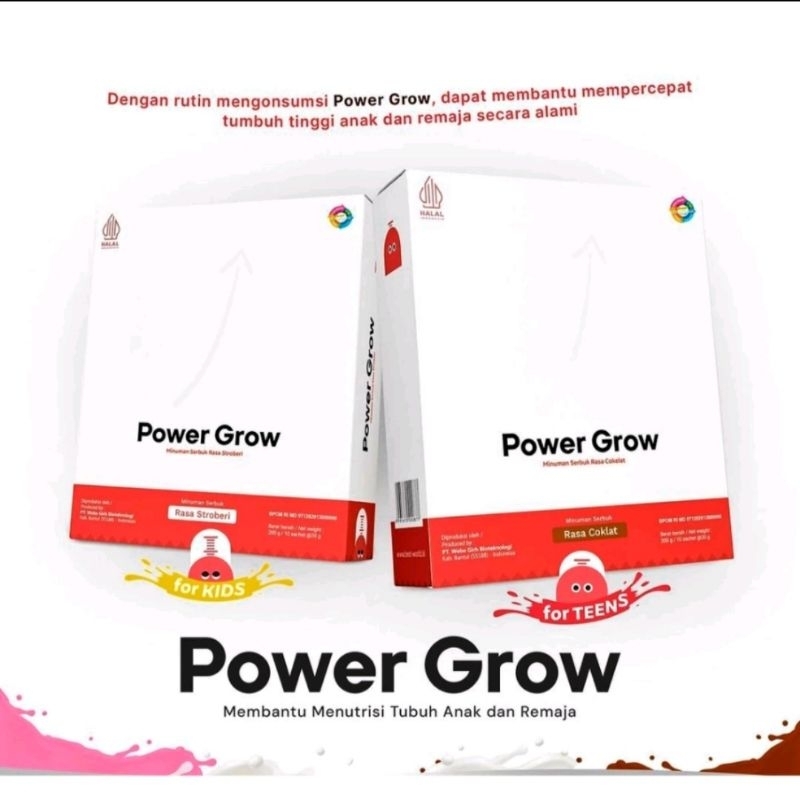 

Susu Peninggi Badan Power Grow Original Barcode