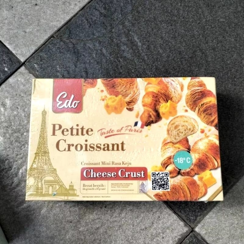 

Croissant mini rasa keju/ Petite croissant 66gr by Edo