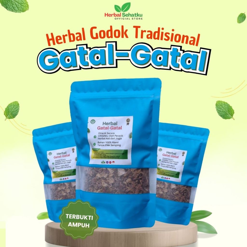 

HERBAL SEHATKU - Jamu Godok Gatal-Gatal, Alergi Gatal Kulit, Bersih Darah Kotor (1kg isi 6bks)