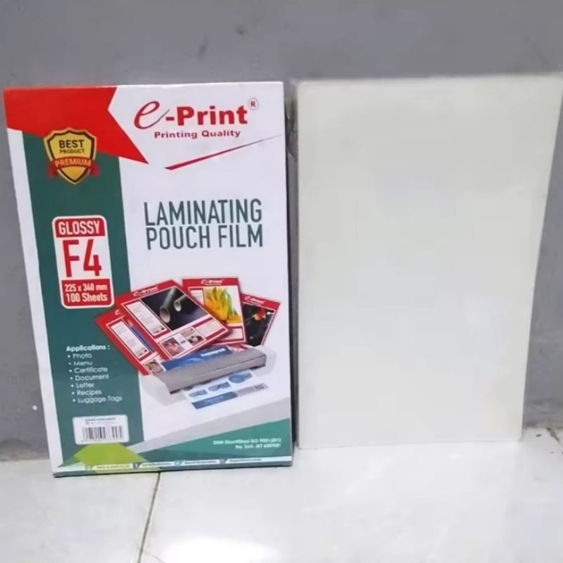

30 Pcs Plastik Laminating A4/F4 EPRINT