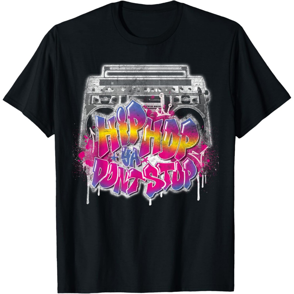 Hip Hop Ya Don't Stop - Kaos Boombox Jadul 80-an 90-an
