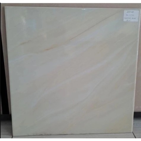 KERAMIK LANTAI MOTIF SALUR GLOSY UKURAN 50X50 | KAISAR ODESSA BEIGE EXP 50X50