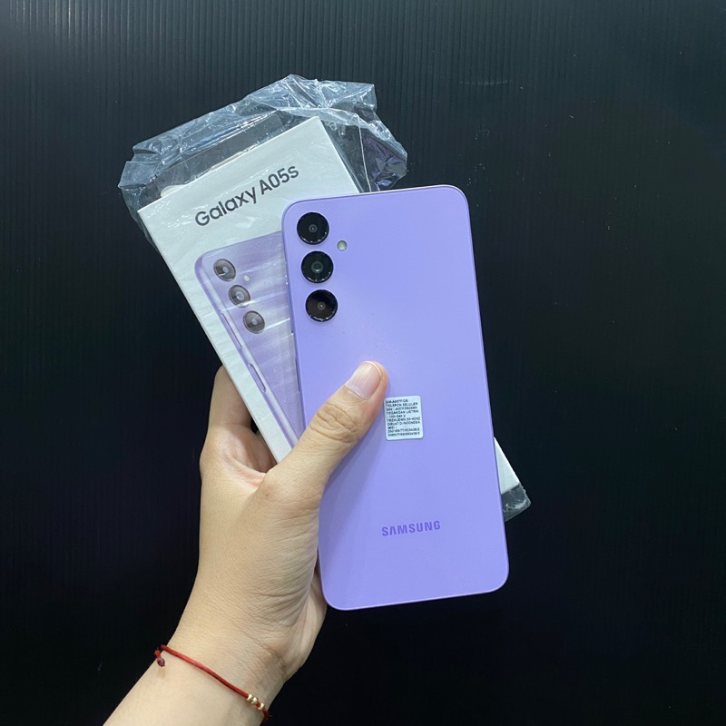 Samsung A05s 6/128gb second bekas pakai normal fullset ori