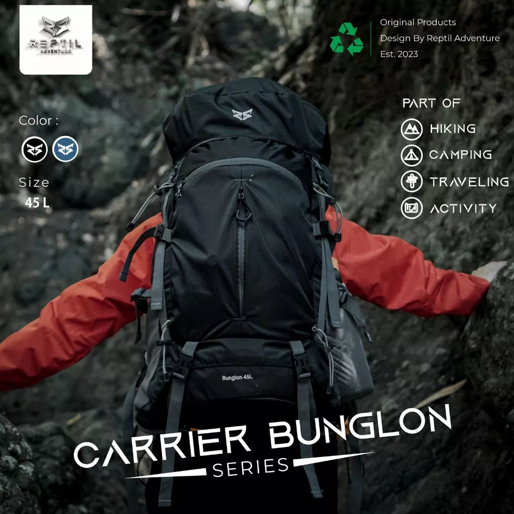 TAS GUNUNG - CARRIER REPTIL ADVENTURE SERIES BUNGLON 45L