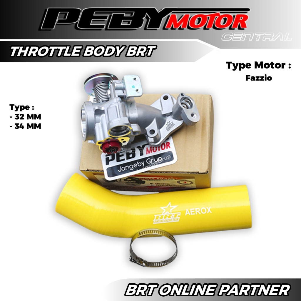 Throttle Body TB BRT Fazzio Filano 125 Velocity