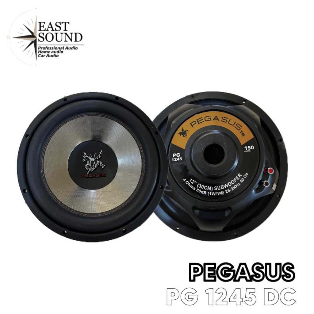 Subwoofer 12  inch Pegasus PG 1245 DC 150 watt original