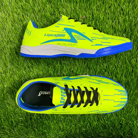 SPECS SEPATU FUTSAL LIGHTSPEED REBORN IN HIJAU STABILO SIZE 38 - 44