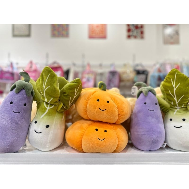 BONEKA SAYUR / CUTE VEGGIES  PUMPKIN LABU / EGGPLANT TERUNG / BOK CHOY /
